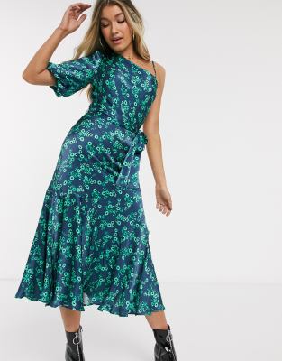 raina printed midi dress