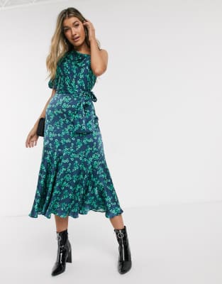 raina printed midi dress