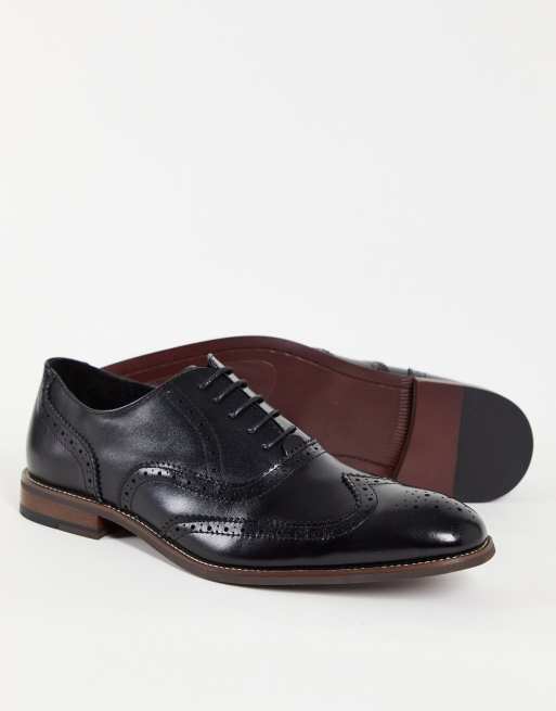 Gianni Feraud - Chaussures richelieu à lacets - Noir, 4 de 4