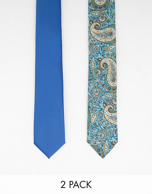 Asos Uomo Accessori Cravatte e accessori Cravatte Cravatta azzurra a tinta unita 