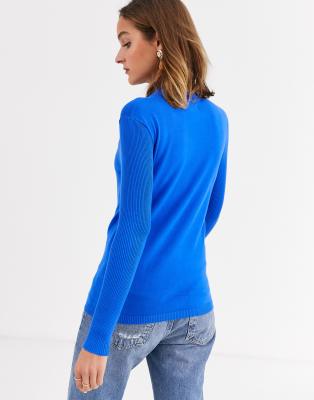 cobalt blue knitwear