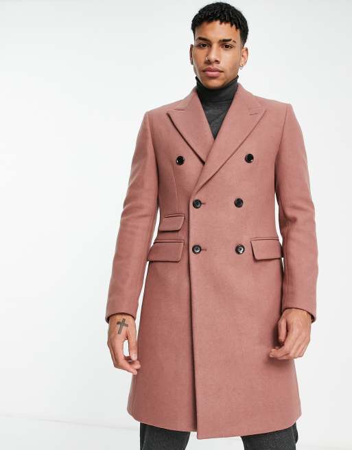 Gianni Feraud double breasted wool blend coat