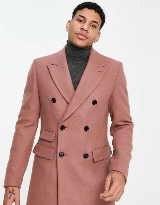 Gianni Feraud double breasted wool blend coat | ASOS