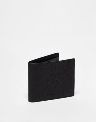 Gianni Feraud heavy grain leather wallet in black