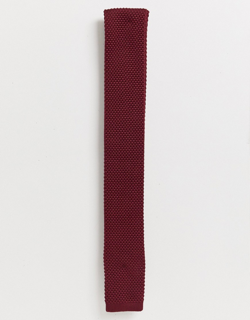 Gianni Feraud knitted tie-Red
