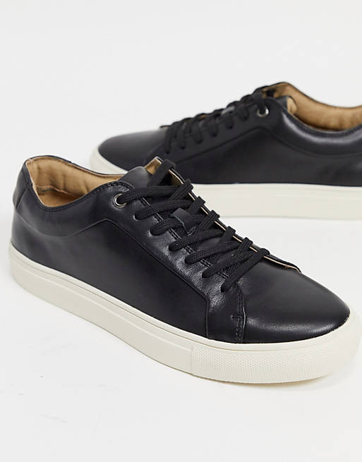 Gianni Feraud leather sneakers in black