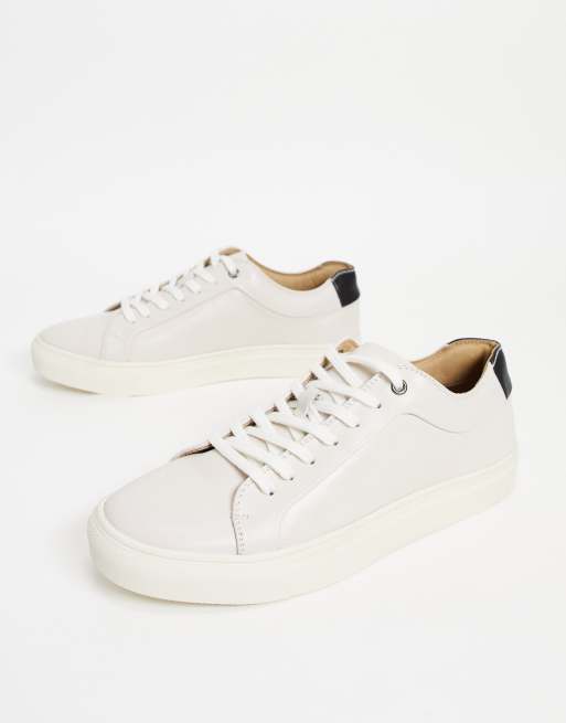 Cream 2024 leather sneakers