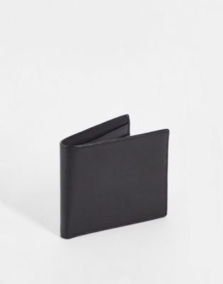 Gianni Feraud leather wallet with contrast inner-Black