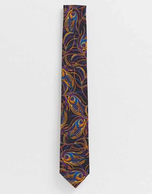 Gianni Feraud Liberty print isadora cotton tie
