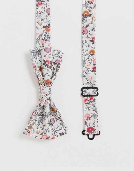 Gianni Feraud Liberty print mina cotton bow tie