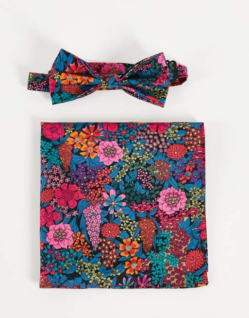 Gianni Feraud - Lommeklud og butterfly i liberty-print