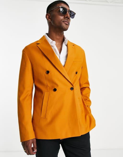 Gianni Feraud loose fit drop shoulder double breasted suit jacket | ASOS