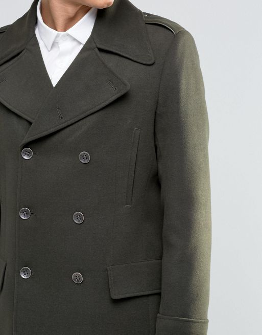 Gianni Feraud - Trench-coat oversize de qualité supérieure à poche plaquée