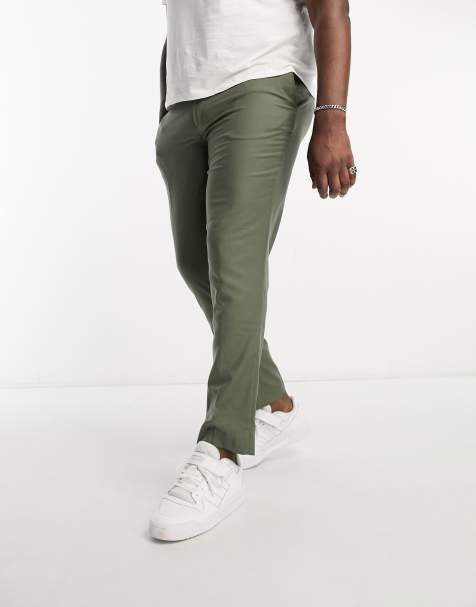 Gianni Feraud Plus skinny suit pants in green - view 1