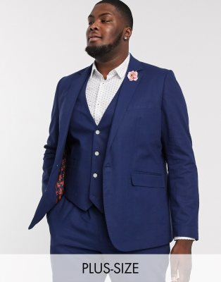 plus size linen suit