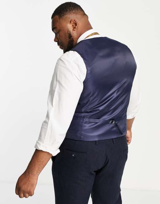 Navy 2025 scoop waistcoat