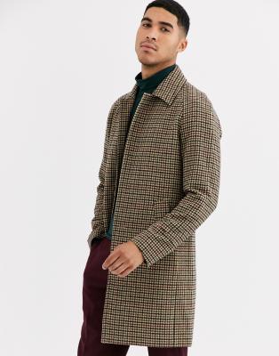 Gianni Feraud Premium Brown Check Raglan Car Coat Compare Grazia