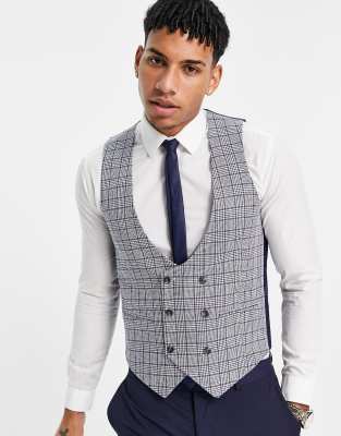 double breasted waistcoat asos