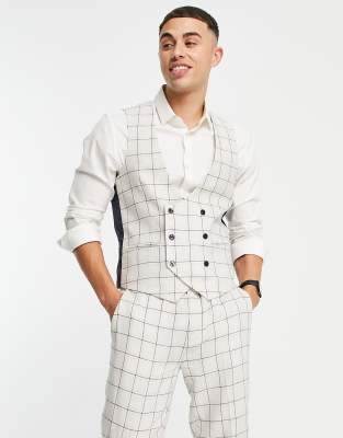 double breasted waistcoat asos