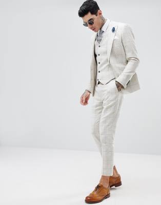 slim fit cropped pants mens