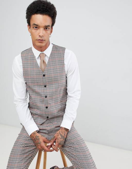 Gianni Feraud Slim Fit Heritage Check Wool Blend Suit, 3 of 3