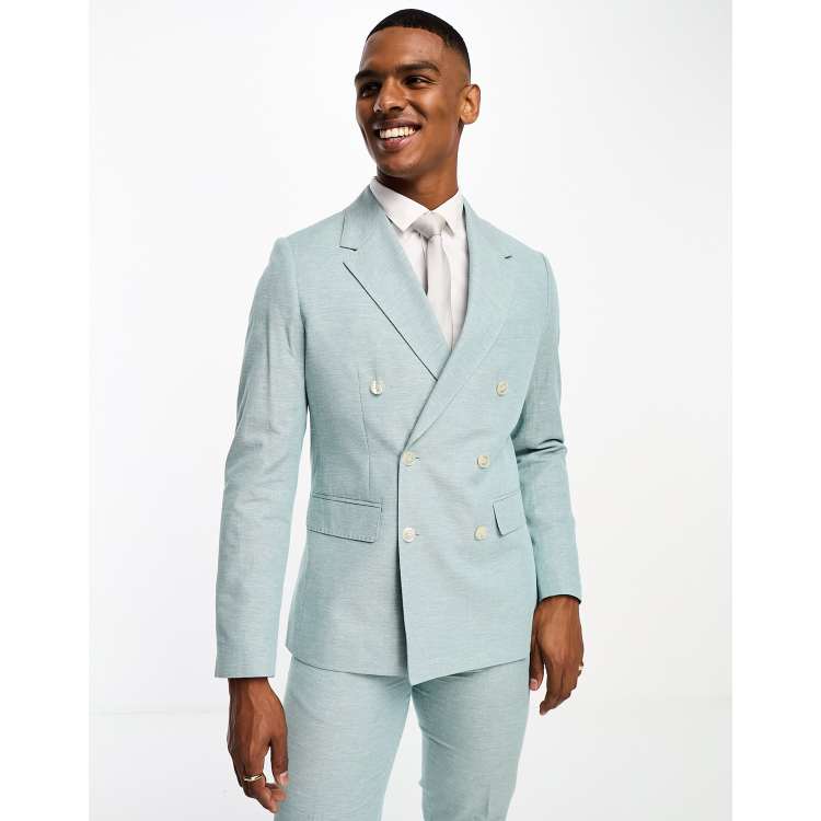 Gianni Feraud slim fit light blue notch lapel suit jacket | ASOS