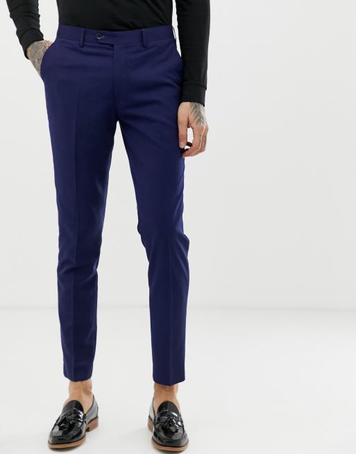 Gianni Feraud slim fit perfect navy wool blend suit, 2 of 4