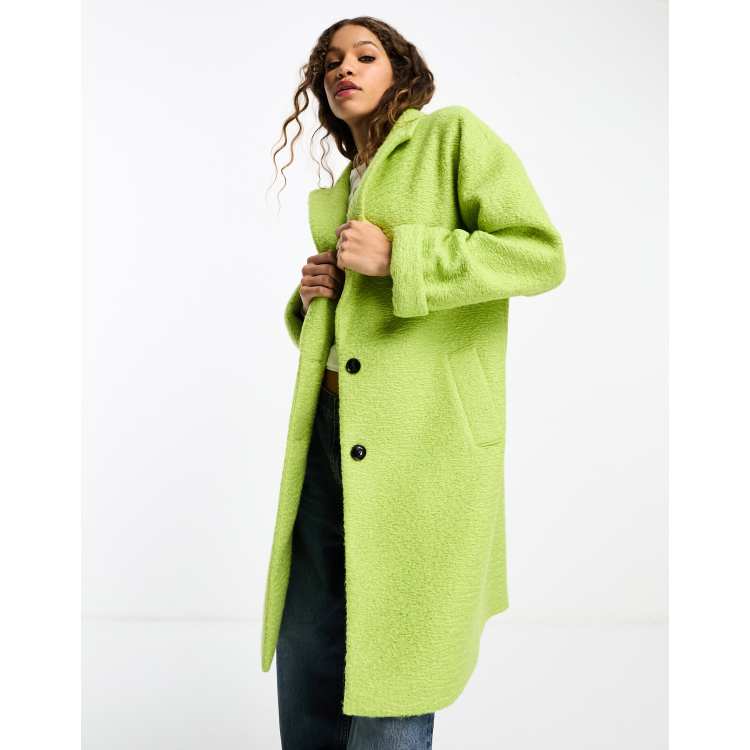 Lime green winter coat new arrivals