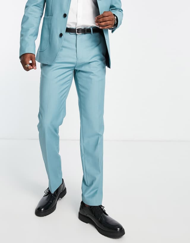 Gianni Feraud straight pants in blue