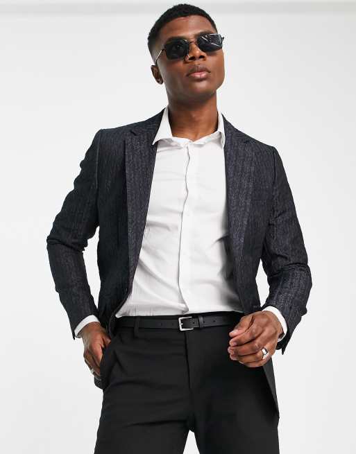 Gianni Feraud suit jacket in grey