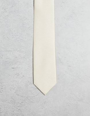 Gianni Feraud tie in beige - ASOS Price Checker