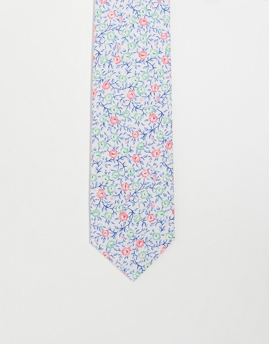 Gianni Feraud tie in blue and red floral