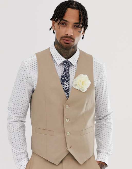 Gianni Feraud - Bruiloft - Slim-fit linnen kostuum, 4 van 4