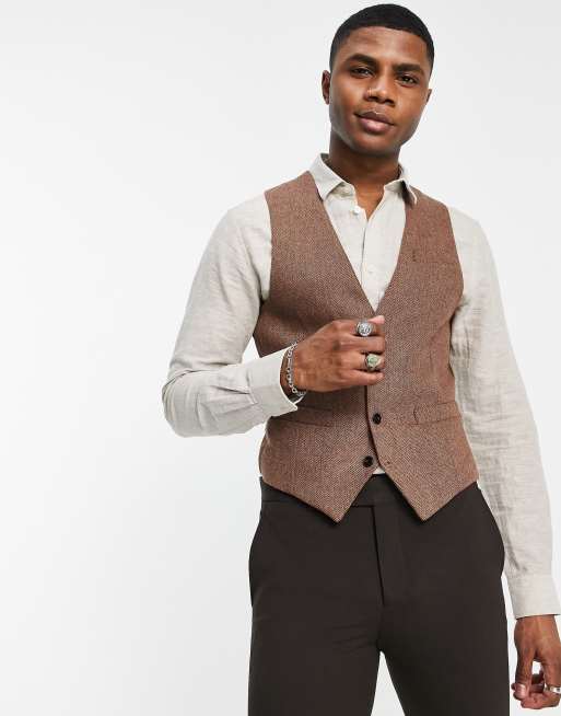 Wool on sale blend waistcoat