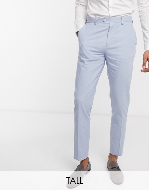 Gianni Feraud Wedding Tall linen slim fit suit trousers