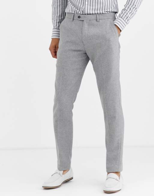 Gianni Feraud - Bruiloft - Slim-fit kostuum van tweed in wolmix, 2 van 3