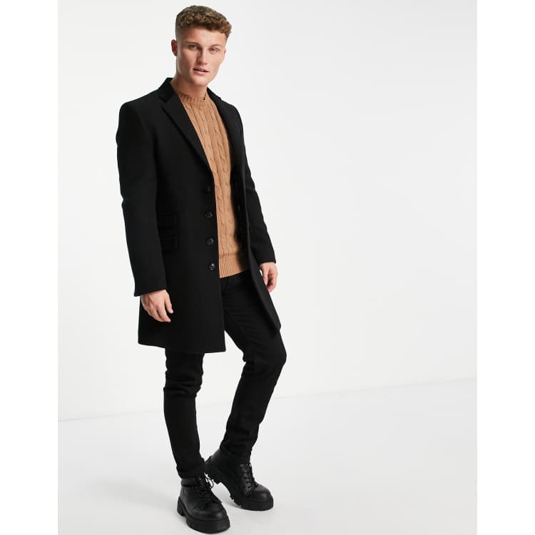 Superdry camden hot sale crombie coat