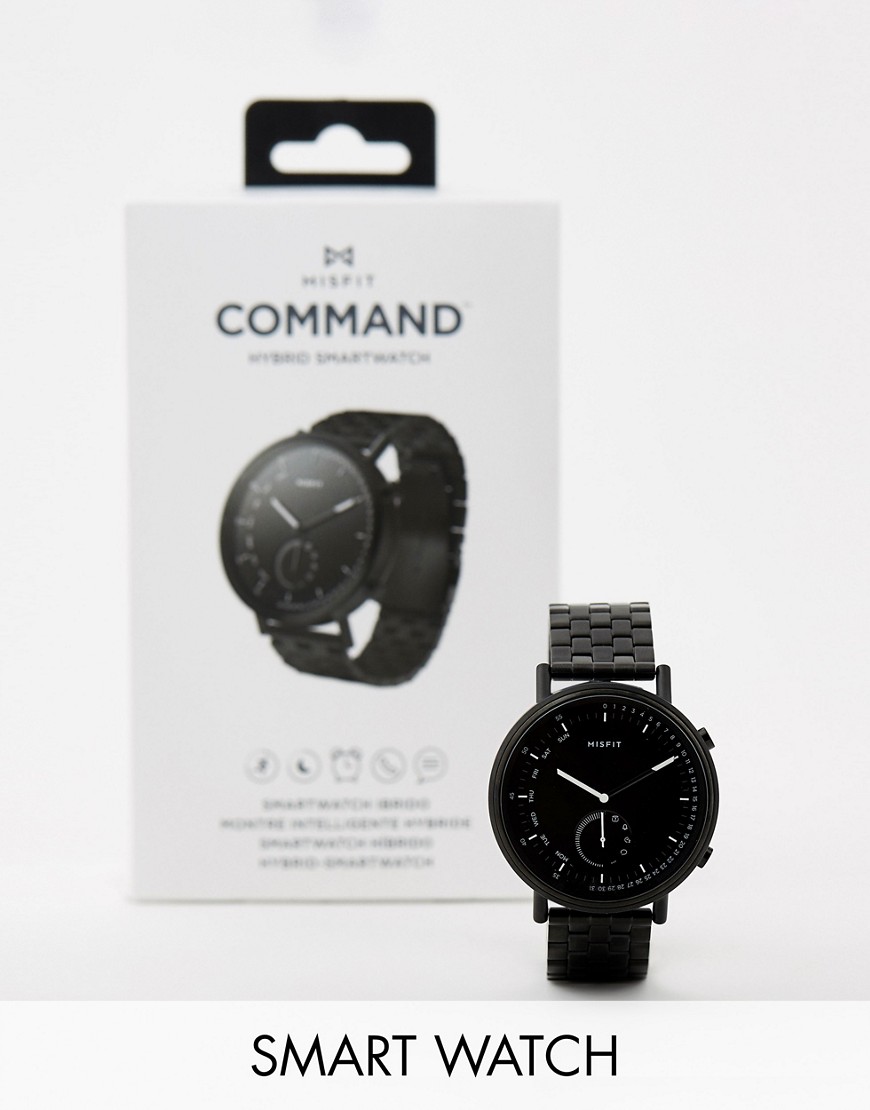 фото Гибридные смарт-часы misfit mis5026 command — 36 мм-черный