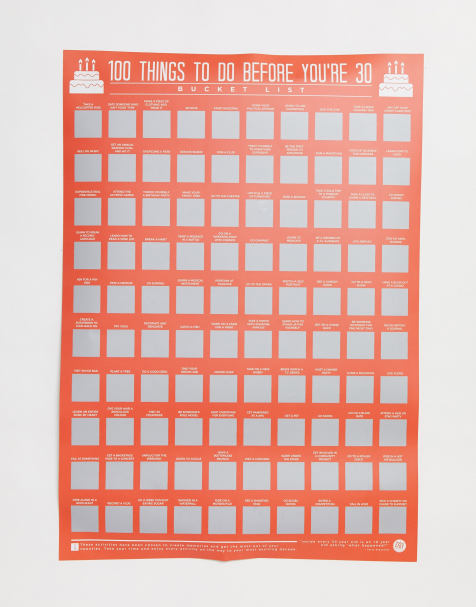 Gift Republic – 100 things to do before 30 – Affisch