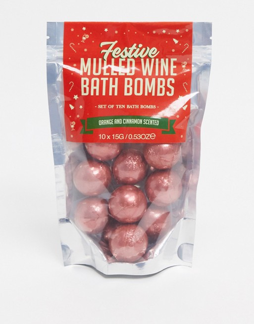 Gift Republic mulled wine bath bombs
