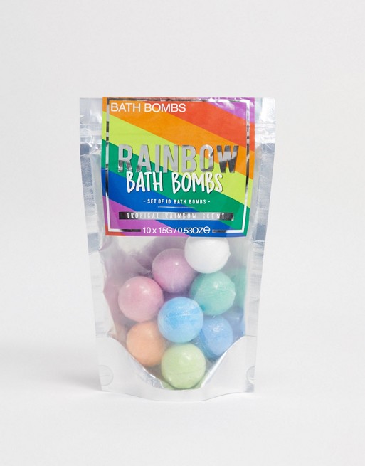 Gift Republic rainbow bath bombs