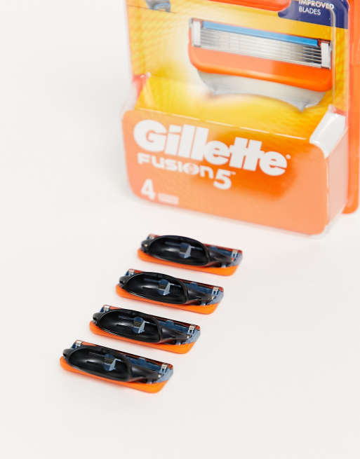 Gillette - Fusion - Lame per rasoio - Confezione da 4