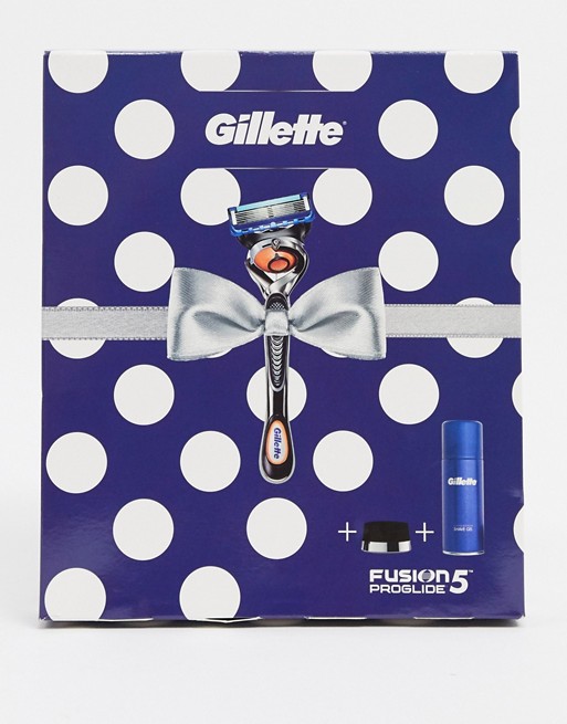 Gillette Fusion Proglide Razor and Stand Gift Set