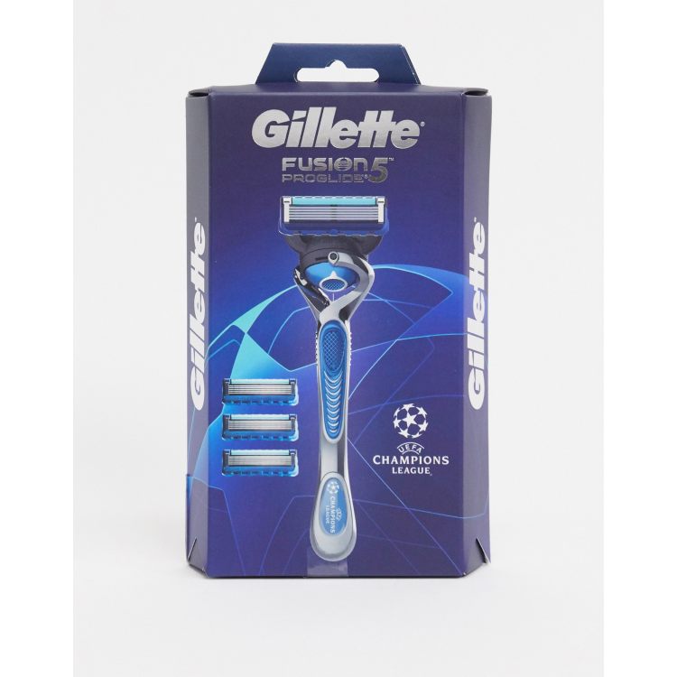 Pack 4 Recharges De Lames Gillette Fusion PROGLIDE POWER - 5 Lames - Origine Allemagne - Neuf