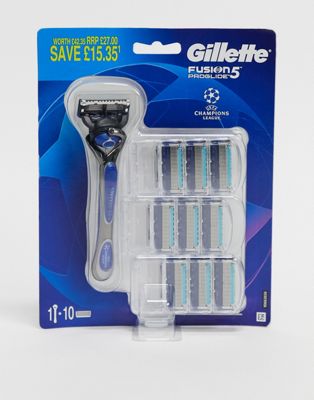 Gillette – ProGlide Big Blade – Set Rasierer mit 10 Rasierklingen-No colour