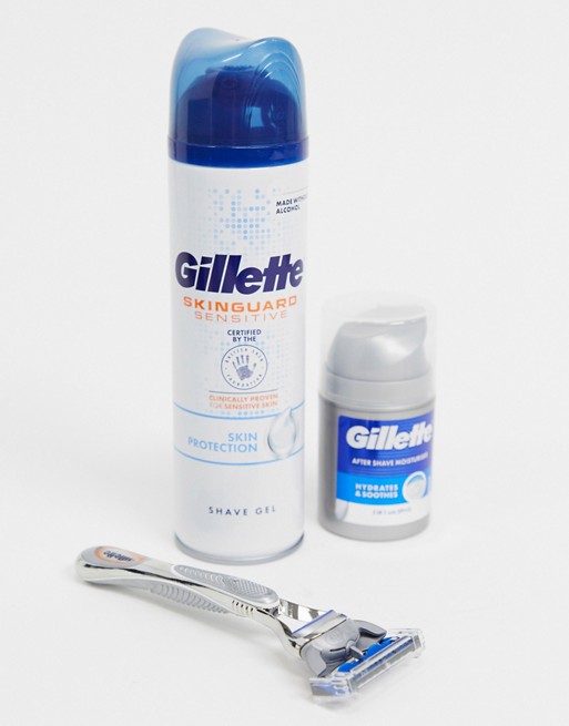 Gillette Skinguard Razor Moisturiser Gift Set