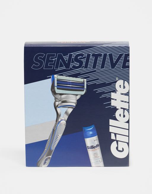 Gillette – Skinguard Razor + Skinguard Gel – Gåvoset med rakprodukter