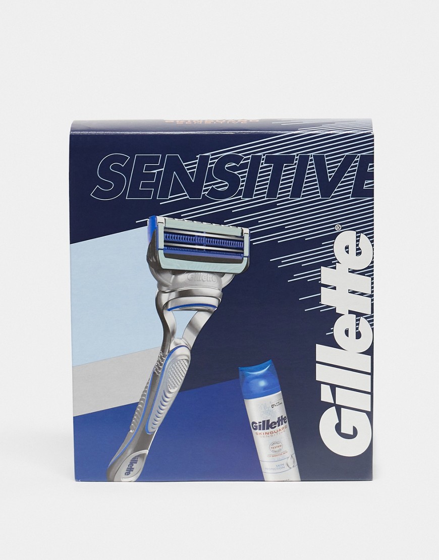 Gillette Skinguard Razor + Skinguard Gel Gift Set-No Colour