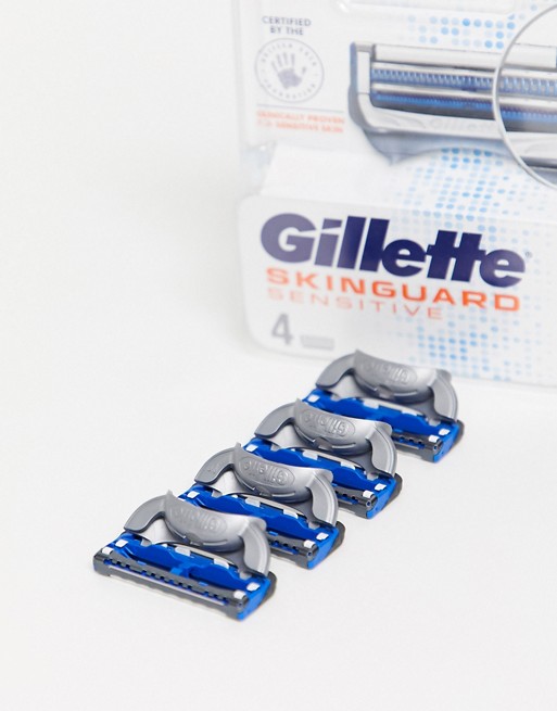 Gillette SkinGuard Sensitive Razor Blades - 4 Pack