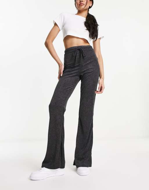 Gilli fit and flare pants in charcoal